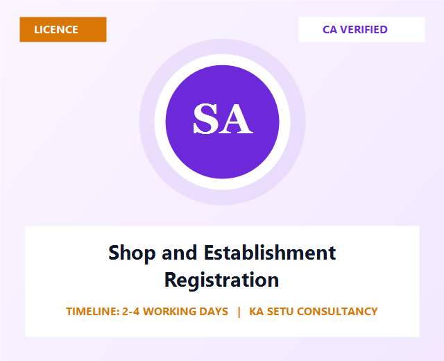 Shop and Establishment Registration